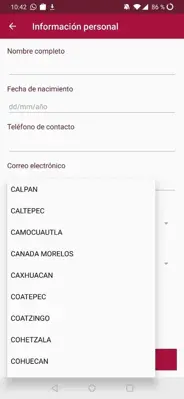 COVID Puebla android App screenshot 1